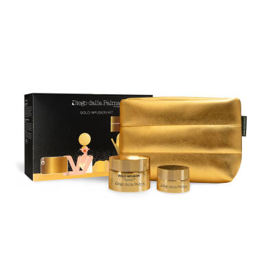 Diego Dalla Palma SC Gold Infusion Altın Parçacıklı Gençleştirici Krem 45 Ml + Göz Çevresi Kremi 15 Ml + Çanta - Diego Dalla Palma