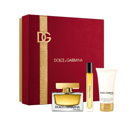 Dolce Gabbana The One Edp 75 Ml + Body Lotion 50 Ml + Edp 10 Ml - 1