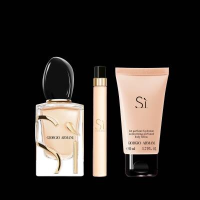 Giorgio Armani Si Edp 50 Ml + Body Lotion 50 Ml + Edp 10 Ml - 3