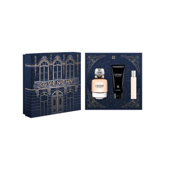 Givenchy L'Interdit Edp 80 Ml + Body Lotion 75 Ml + Edp 12,5 Ml - 3
