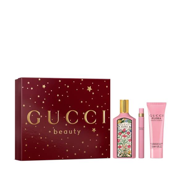 Gucci Flora Gorgeous Gardenia Edp 100 Ml + Body Lotion 50 Ml + Edp 10 Ml - 1