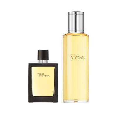 Hermes Terre D'Hermes Pure Parfum Edp 30 Ml + 125 Ml Refill - Hermes