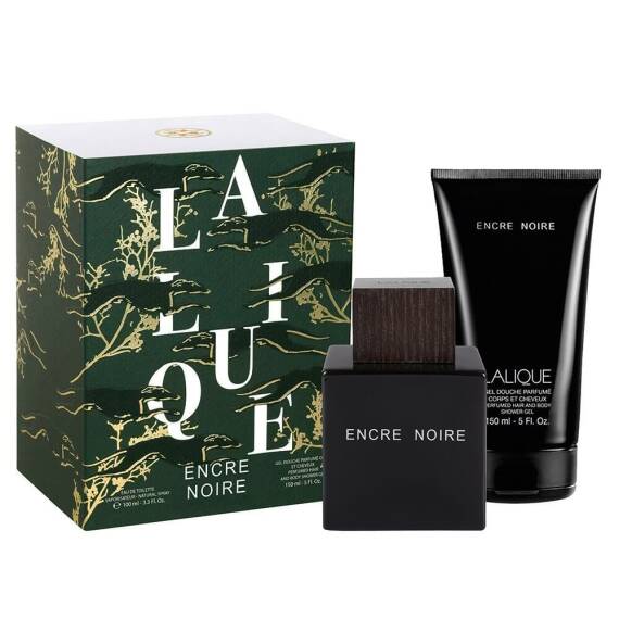 Lalique Encre Noire Edt 100 Ml + Shower Gel 150 Ml - 1