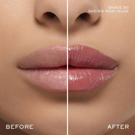 Lancome Idole Lip Butterglow Lip Balm 50 - Sheik's Rosy Nude - 4