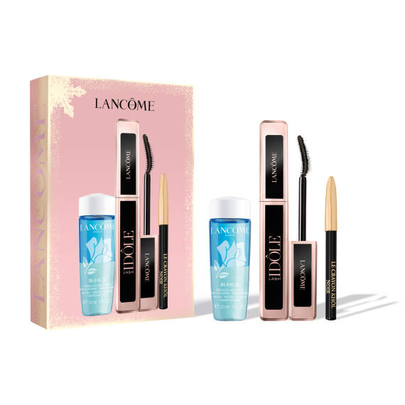 Lancome Lash Idole Maskara 01 + Mini Khol Black Göz Kalemi + BiFacil 30 Ml - 1