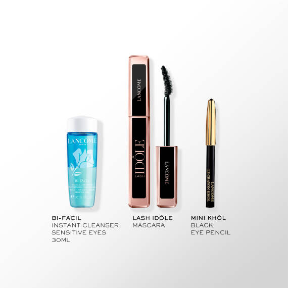 Lancome Lash Idole Maskara 01 + Mini Khol Black Göz Kalemi + BiFacil 30 Ml - 2