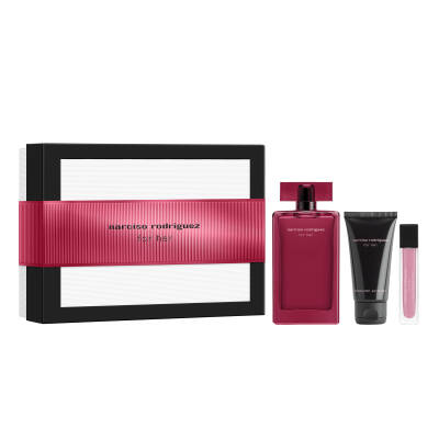 Narciso Rodriguez For Her Intense Edp 100 Ml + Body Lotion 50 Ml + Edp 10 Ml - 1