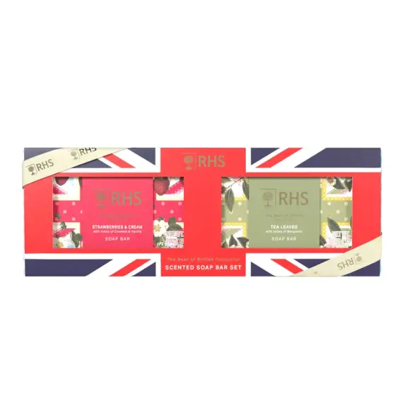 Rhs The Best Of British Strawberries and Cream & Tea Leaves Sabun 2x200 Gr - 1