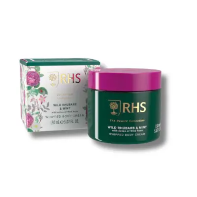 Rhs The Rewild Wild Rhubard & Mint With Notes Of Wild Rose Whipped Vücut Kremi 150 Ml - Rhs