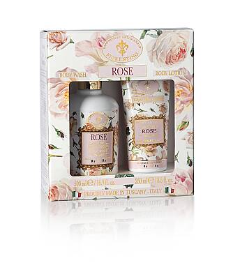 Saponificio Artigianale Fiorentino Duş Jeli & Vücut Losyonu 500 Ml & 250 Ml - Rose - Saponificio Artigianale Fiorentino