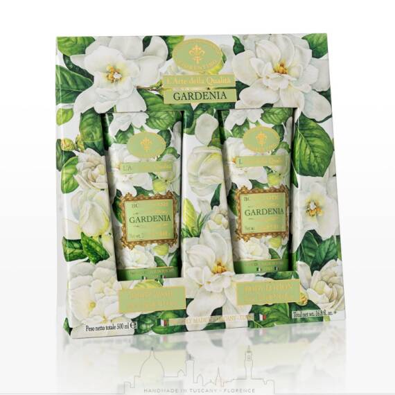 Saponificio Artigianale Fiorentino Duş Jeli & Vücut Losyonu - Gardenia 2 x 250 Ml - 1