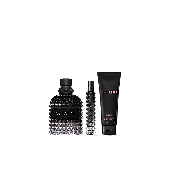 Valentino Uomo Born In Roma Uomo Edt 100 Ml + Shower Gel 75 Ml + Edp 10 Ml - 2