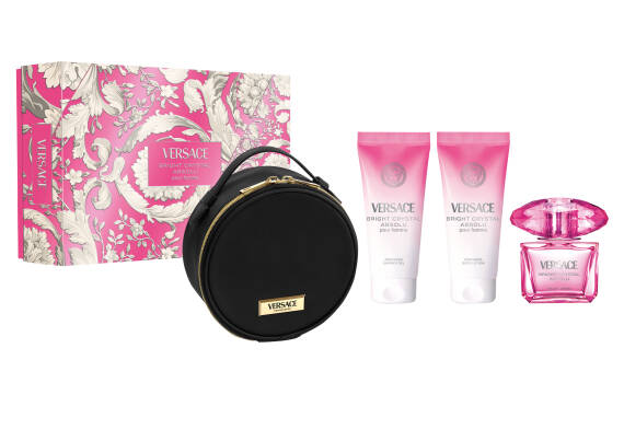 Versace Bright Crystal Absolu Edp 90 Ml + Body Lotion 100 Ml + Shower Gel 100 Ml + Çanta - 1