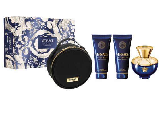 Versace Dylan Blue Pour Femme Edp 100 Ml + Body Lotion 100 Ml + Shower Gel 100 Ml + Çanta - 1
