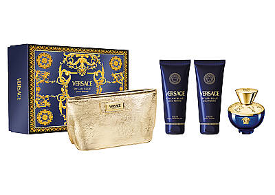 Versace Dylan Blue Pour Femme Edp 100 Ml + Body Lotion 100 Ml + Shower Gel 100 Ml + Çanta - Versace