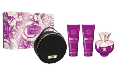 Versace Dylan Purple Edp 100 Ml + Body Lotion 100 Ml + Shower Gel 100 Ml + Çanta - 1