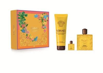 Versace Eros Energy Edp 100 Ml + Shower Gel 100 Ml + Edp 5 Ml - Versace