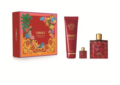 Versace Eros Flame Edp 100 Ml + Shower Gel 100 Ml + Edp 5 Ml - 1
