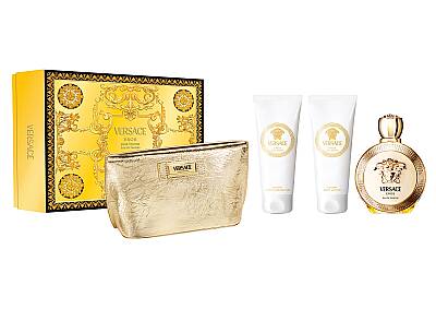 Versace Eros Pour Femme Edp 100 Ml + Body Lotion 100 Ml + Shower Gel 100 Ml + Çanta - Versace