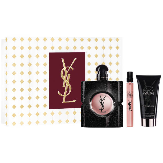 Yves Saint Laurent Black Opium Edp 90 Ml + Body Lotion 50 Ml + Edp 10 Ml - 1